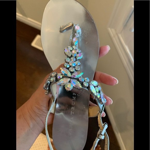 Ivanka Trump Crystal Sandals - Picture 1 of 4